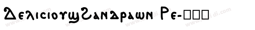 DeliciousHandrawn Re字体转换